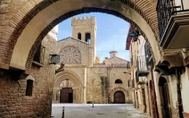 Die Taufkirche Iribarrens Santiago de Sangüesa
